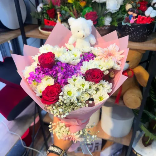 PAPATYA & GÜL BUKETİ CANLI