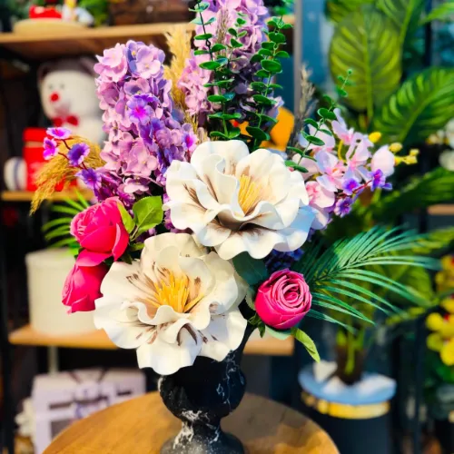 YAPAY ÇEŞİT SAKSI ÇİÇEĞİ