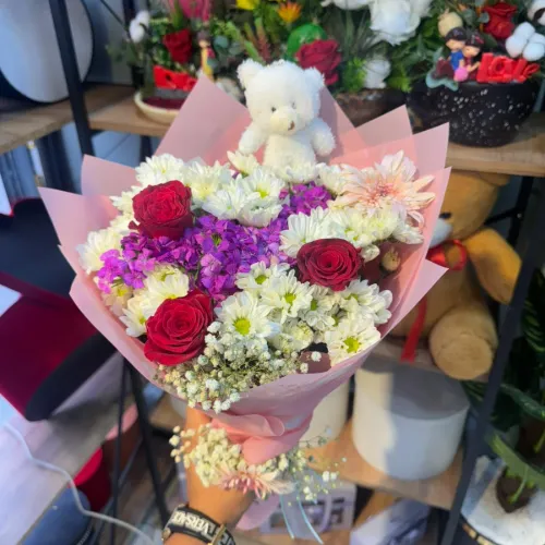 PAPATYA & GÜL BUKETİ CANLI